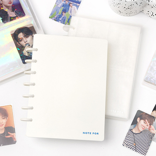 NOTE a5蘑菇扣3寸照片收纳册拍立得相册电影票收纳册四宫格火车票收纳爱豆卡册专辑小卡明信片追星相册本 FOR