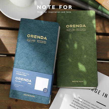 NOTE FOR slim杜邦纸weeks手帐本《ORENDA》日常todolist周计划weeks手账2026自填日程本weekly周计划本