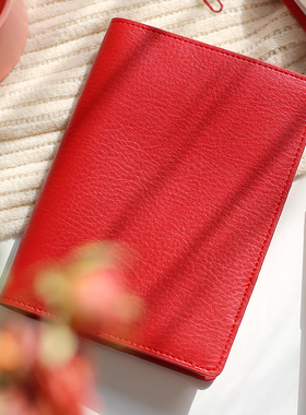 NOTE FOR 简约A5皮面手帐书衣IRO2026限定手账本PU封皮手账本封皮笔记本封套余白保护套