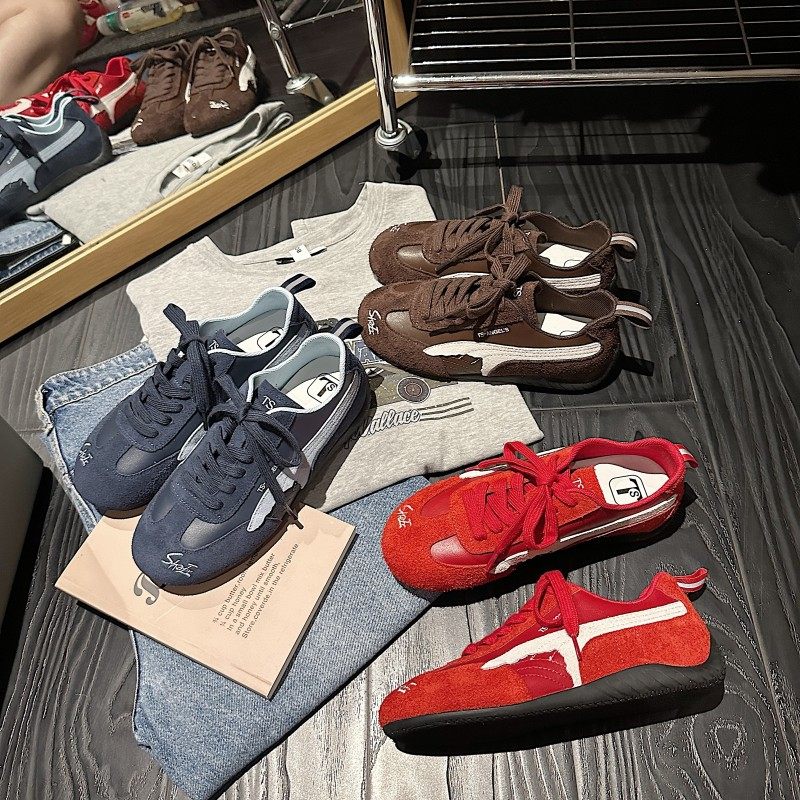 【demi】休闲女鞋2026新款平底低帮圆头系带德训鞋MTX57713-H,女鞋,时尚休闲鞋,淘宝优惠券,粉丝福利购,淘宝优惠卷