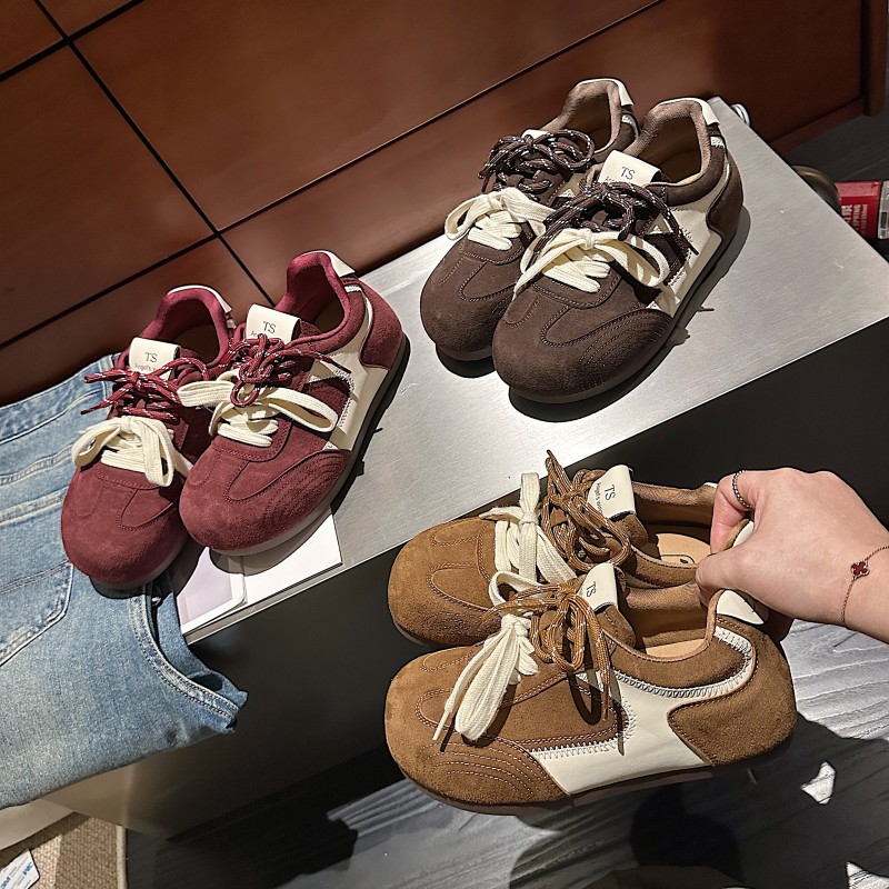 【淘女郎demi】TS休闲鞋2025秋季新款学院风低帮板鞋MTX57827-H