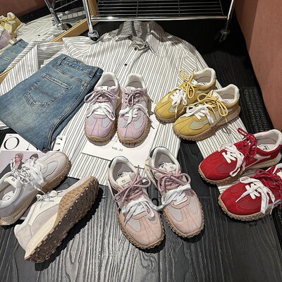 【淘女郎demi 】网面透气休闲鞋女新款时尚百搭德训鞋MTX57626-H