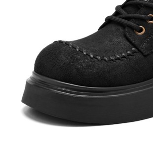 呼呼专享 SSD3111CDB 厚底乐福鞋 百搭英伦风小皮鞋 2025新款