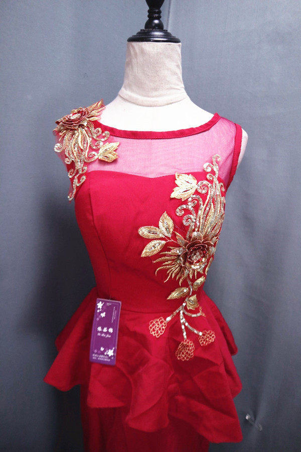 沫家 新n娘中长款晚礼服结婚敬酒服年会酒会鱼尾演出服婚礼伴娘服|ruв категории Женская одежда, Cвадебные платья, платье/вечернее платье - от Buy2taobao.com для оказания профессиональной услуги покупки агента Taobao