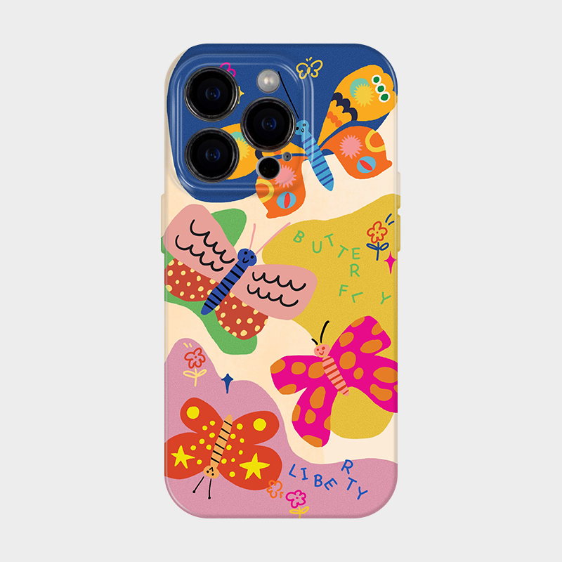 蝴蝶多巴胺小众艺术感手机壳
