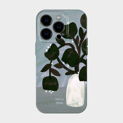 知弥 适用iPhone17苹果16promax手机壳保护套外壳15p巨好看的独特漂亮14高级艺术感油画13轻奢风气质名媛女式