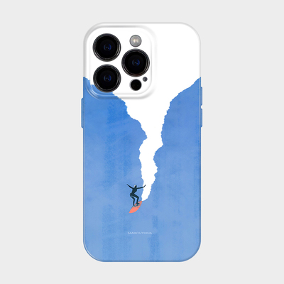 抓住这道浪 适用iPhone17苹果16promax创意手机壳保护外壳15高级感艺术14小众设计感13华为pura70pro不会撞壳