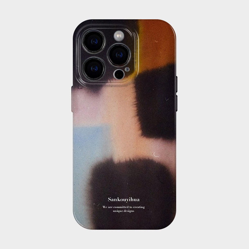 水彩苹果16/15菲林壳高级感艺术