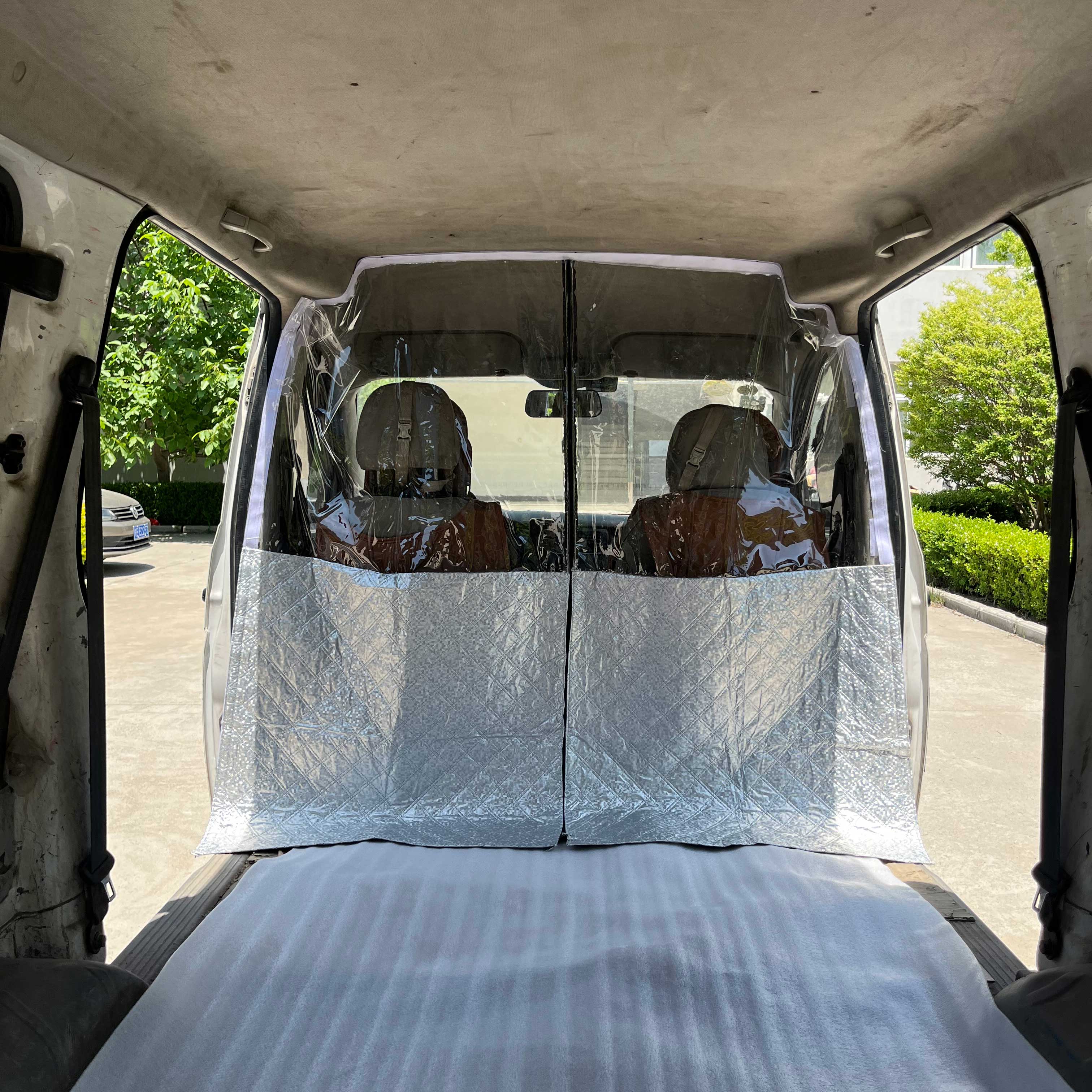 面包车隔断帘汽车空调隔断帘夏季长安五菱面包车空调帘防晒隔热帘