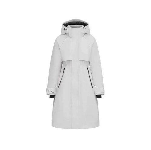 【三防面料】90鹅绒羽绒服女加厚中长款机能户外工装滑雪服外套