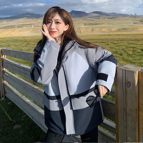 uhmu李现明星同款潮牌防水情侣装