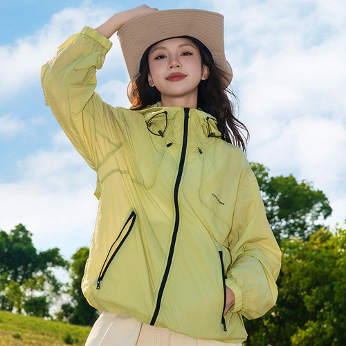 uhmu国潮upf50+防晒衣女2024夏季新品户外运动防晒服轻薄透气外套