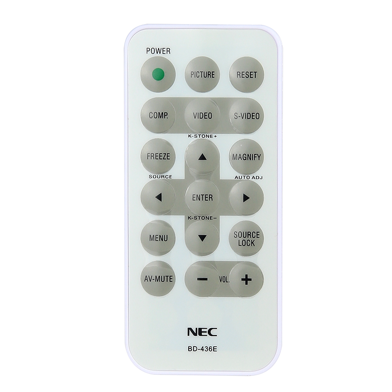 NEC投影仪投影机遥控器BD-436E通用RD-436E 日电 专用 NP100+