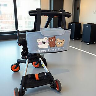 am溜娃神器配件婴儿推车小熊收纳挂包amorhome遛娃神器配件置物袋