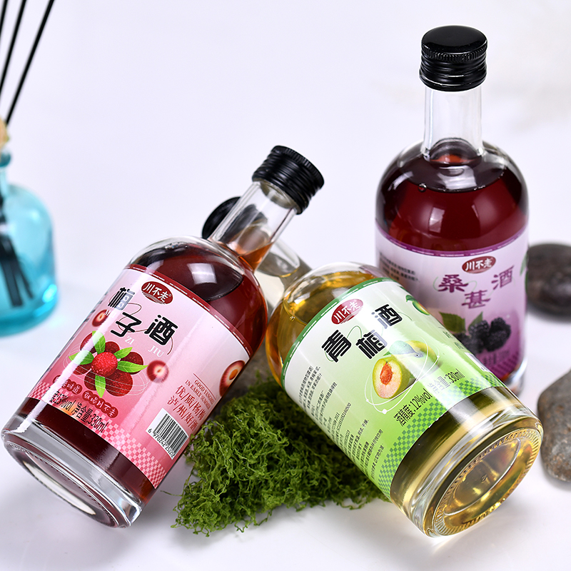 桑葚酒青梅酒梅子酒杨梅酒自酿低度瓶装果酒四川特产少女士水果酒