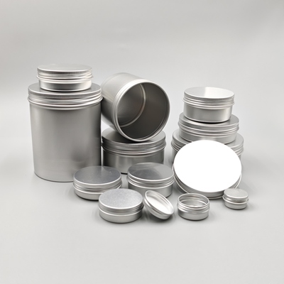 圆形铝盒膏霜小铝罐螺纹紫草膏盒