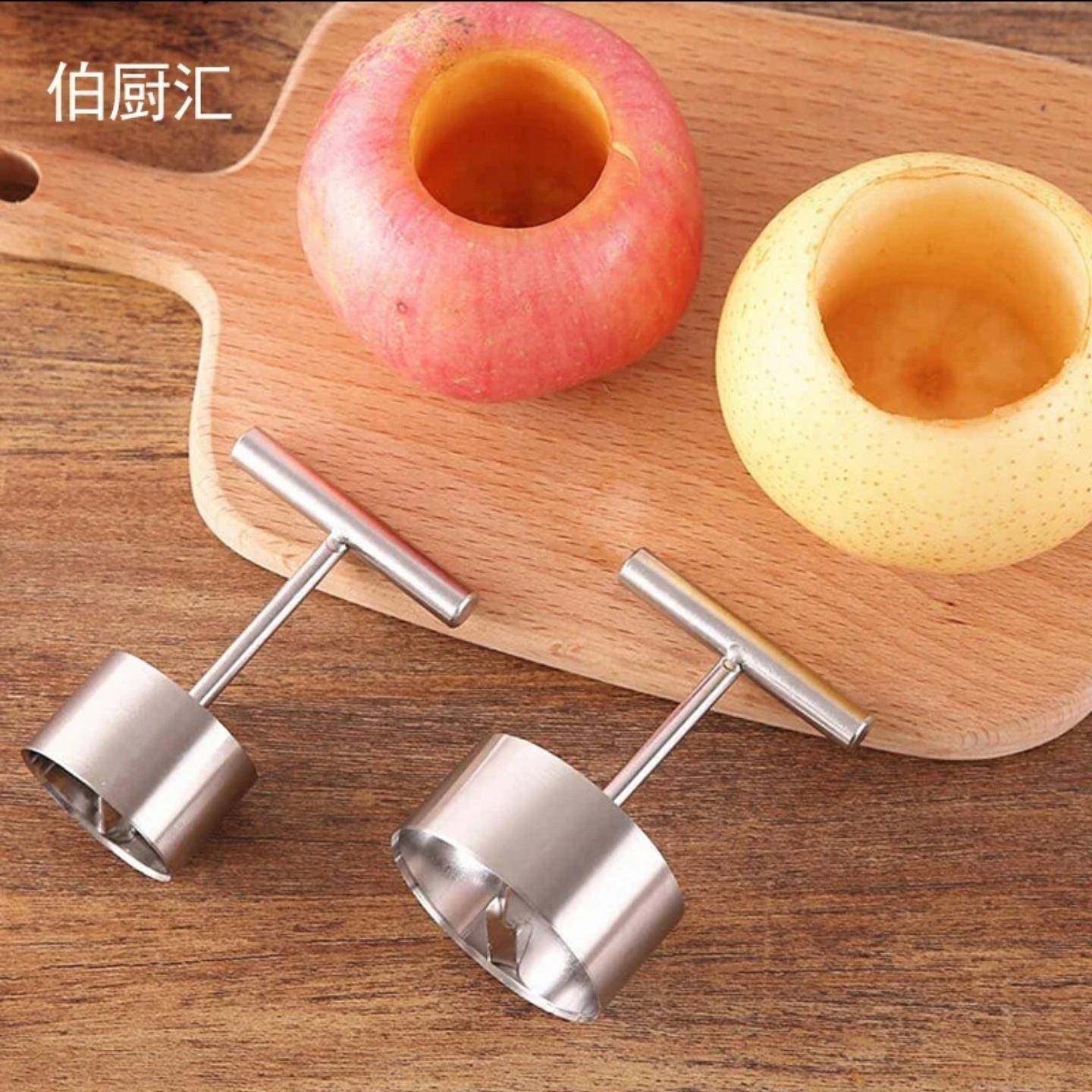 伯厨汇水果取芯工具苹果梨子抽芯器304不锈钢模具去核器苹果饭,厨房/烹饪用具,剥壳/去核器/开口器,淘宝优惠券,粉丝福利购,淘宝优惠卷