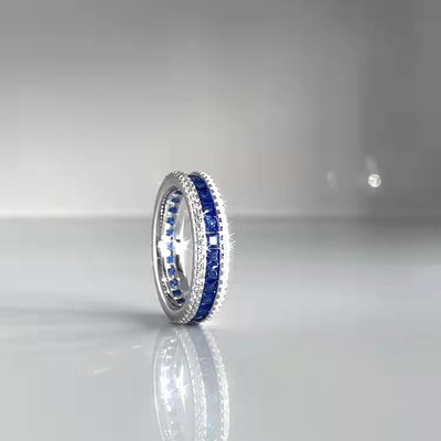 Letting男女S925纯银ins冷淡戒指