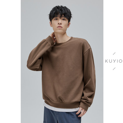 VISIONVIBE学院风圆领卫衣