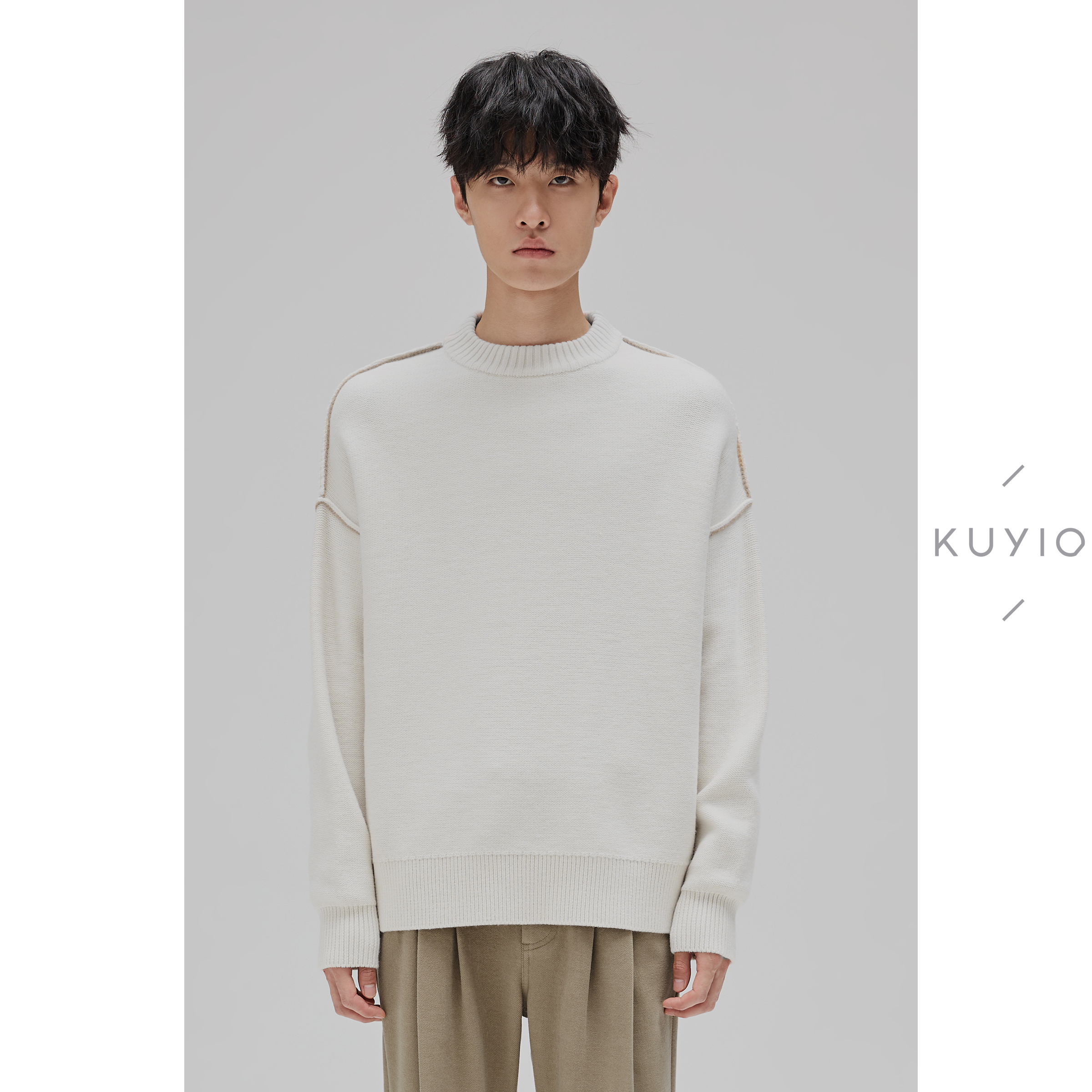 NSIDEOUT四平反织针针织毛衣