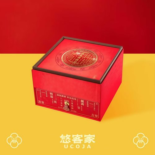 悠客家福气满满高档坚果礼盒