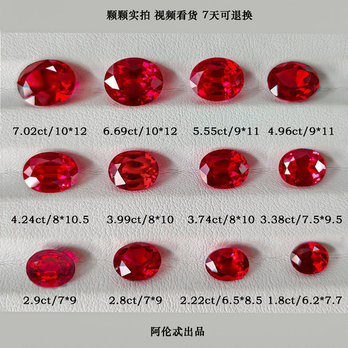 实验室培育无烧红宝石鸽血红