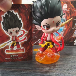 【现货】精品哪吒天生羁绊盲盒手办生日礼物一整套哪吒敖丙手办