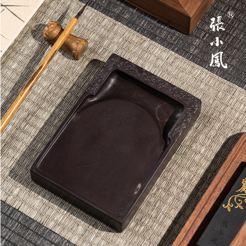 张小凤天然孤品精品端砚礼盒装