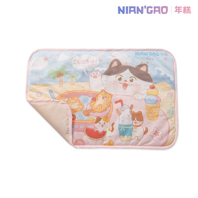 【年糕NianGao】夏季凉感面料冰丝宠物毯猫窝狗垫凉席冰垫防咬