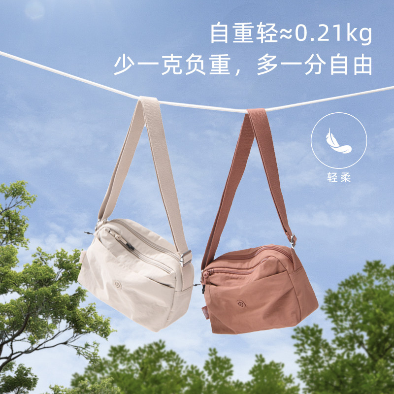 日本新款小方包女单肩尼龙布包