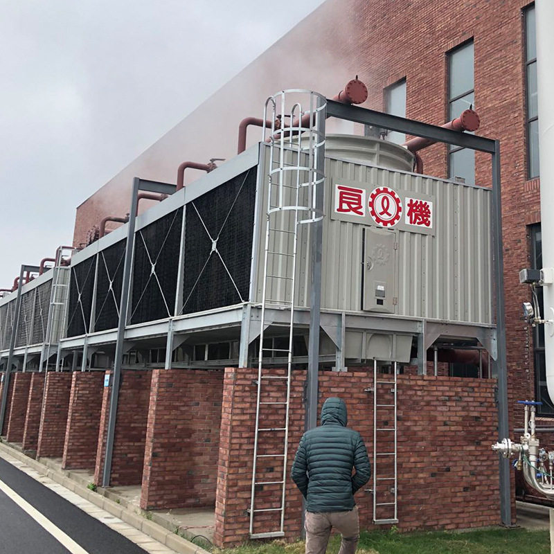 良机方形横流冷却塔静音风机高品质原生PVC填料全国联保