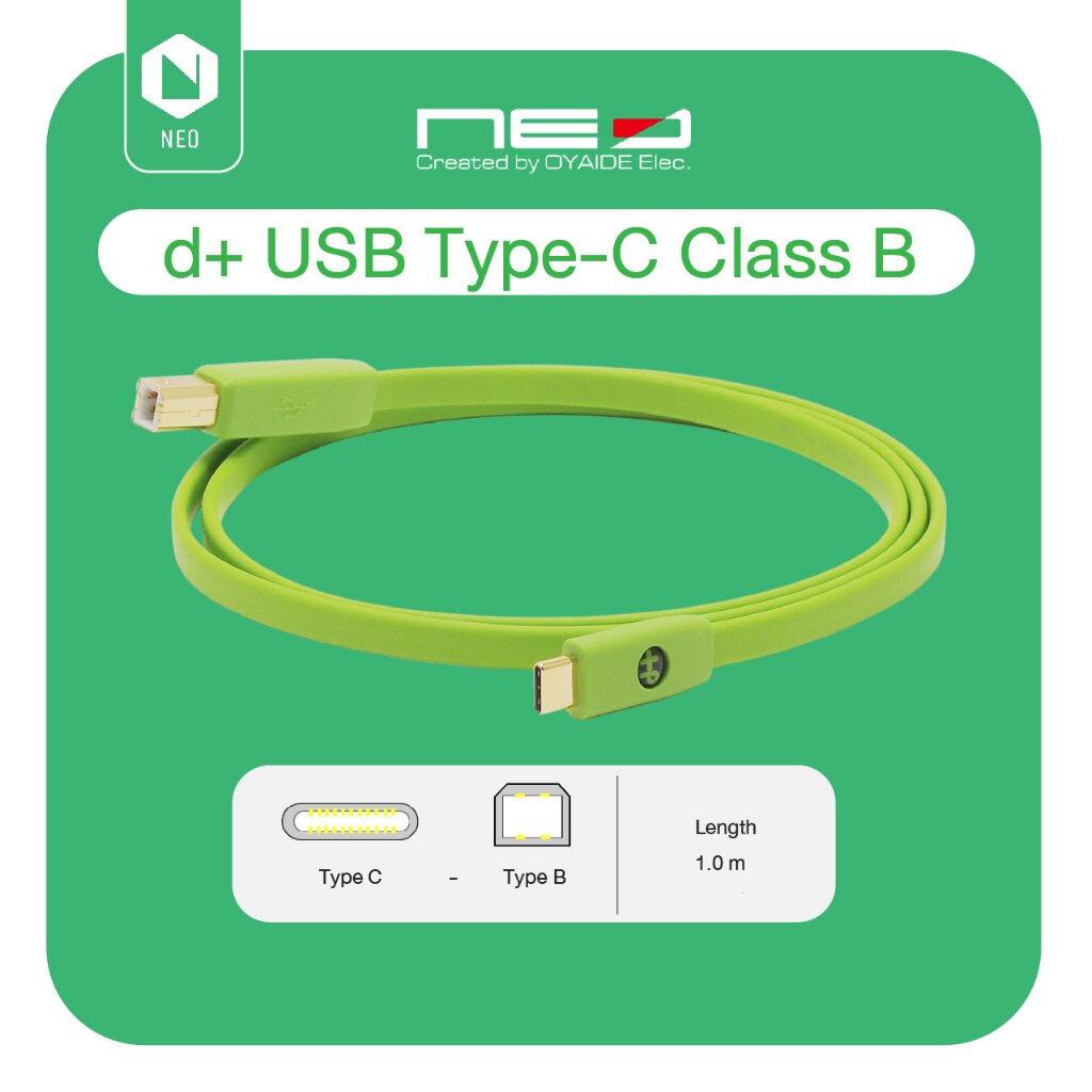 Oyaide欧亚德USB线Neo d+ classB C to B 先锋DJ打碟电脑DJ数据线