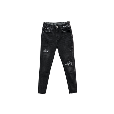 小脚新款时尚修身显瘦九分牛仔裤