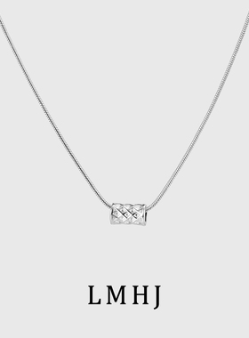 钛钢蛇骨链颈链小蛮腰吊坠