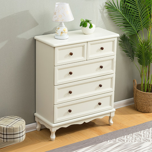 五斗柜收纳柜实木美式客厅储物柜