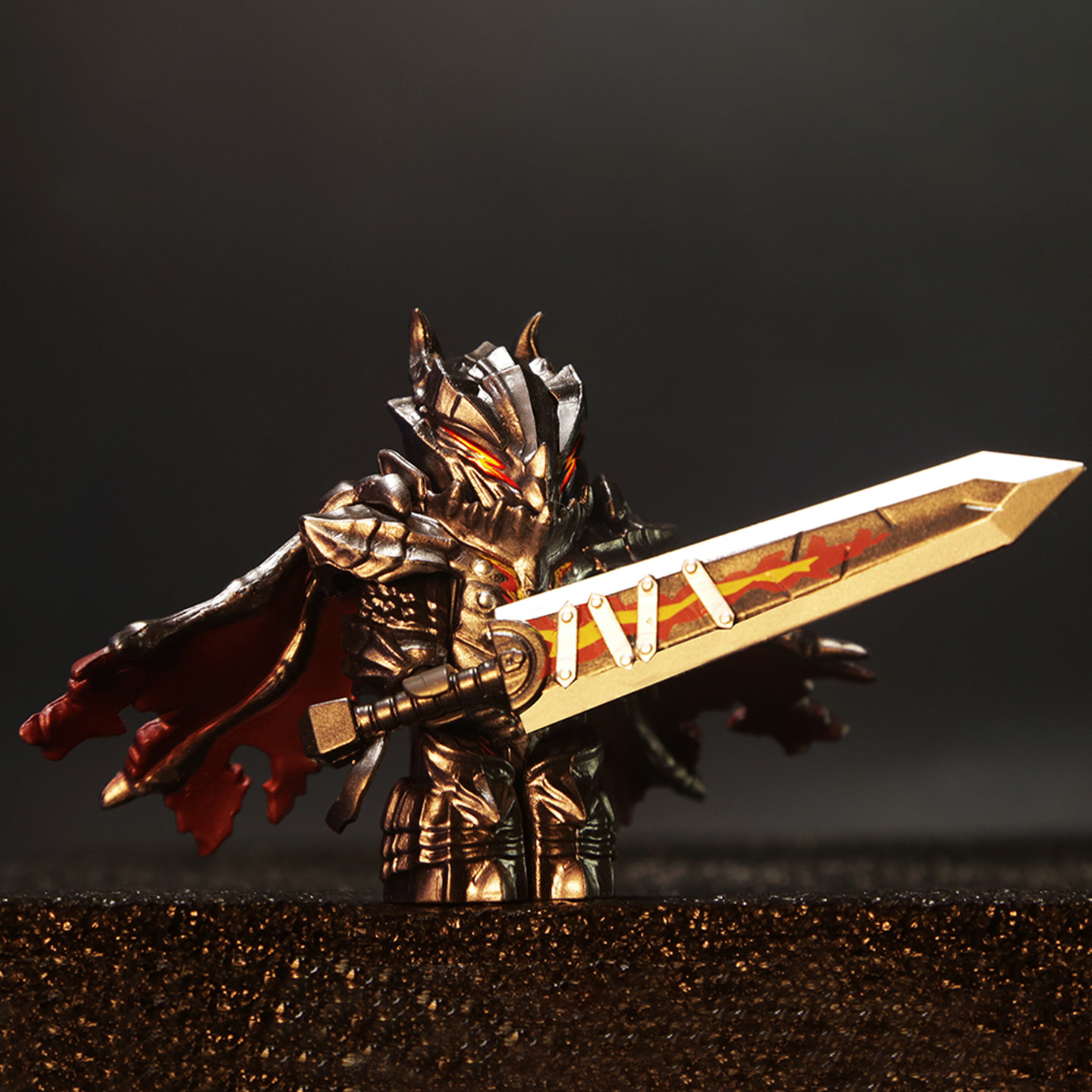 适用乐高剑风传奇死亡之翼格斯嘎子第三方拼装积木人仔玩具GP103