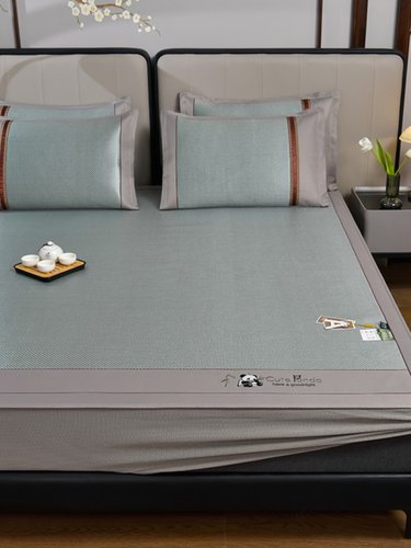 采购产品抗菌和防螨床单，冰丝藤垫，三件套，夏季凉爽竹垫，高级