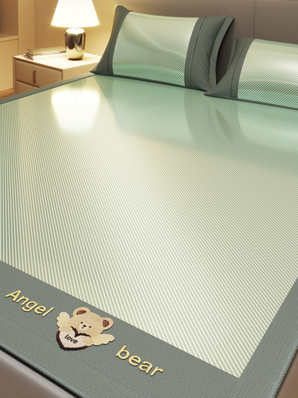 卡通凉席夏天2025新款冰丝藤席竹席草席夏季空调软席a类冬夏两用