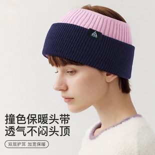 朗希迪户外运动保暖发带防寒头带女运动瑜伽头带护耳保暖防寒骑行