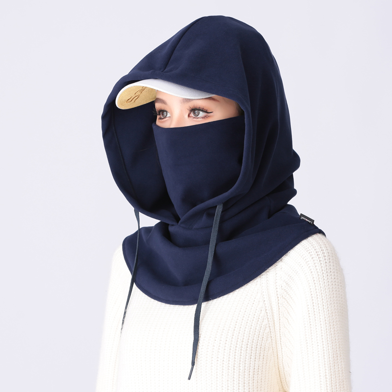 保暖防风护颈帽子面罩朗希迪