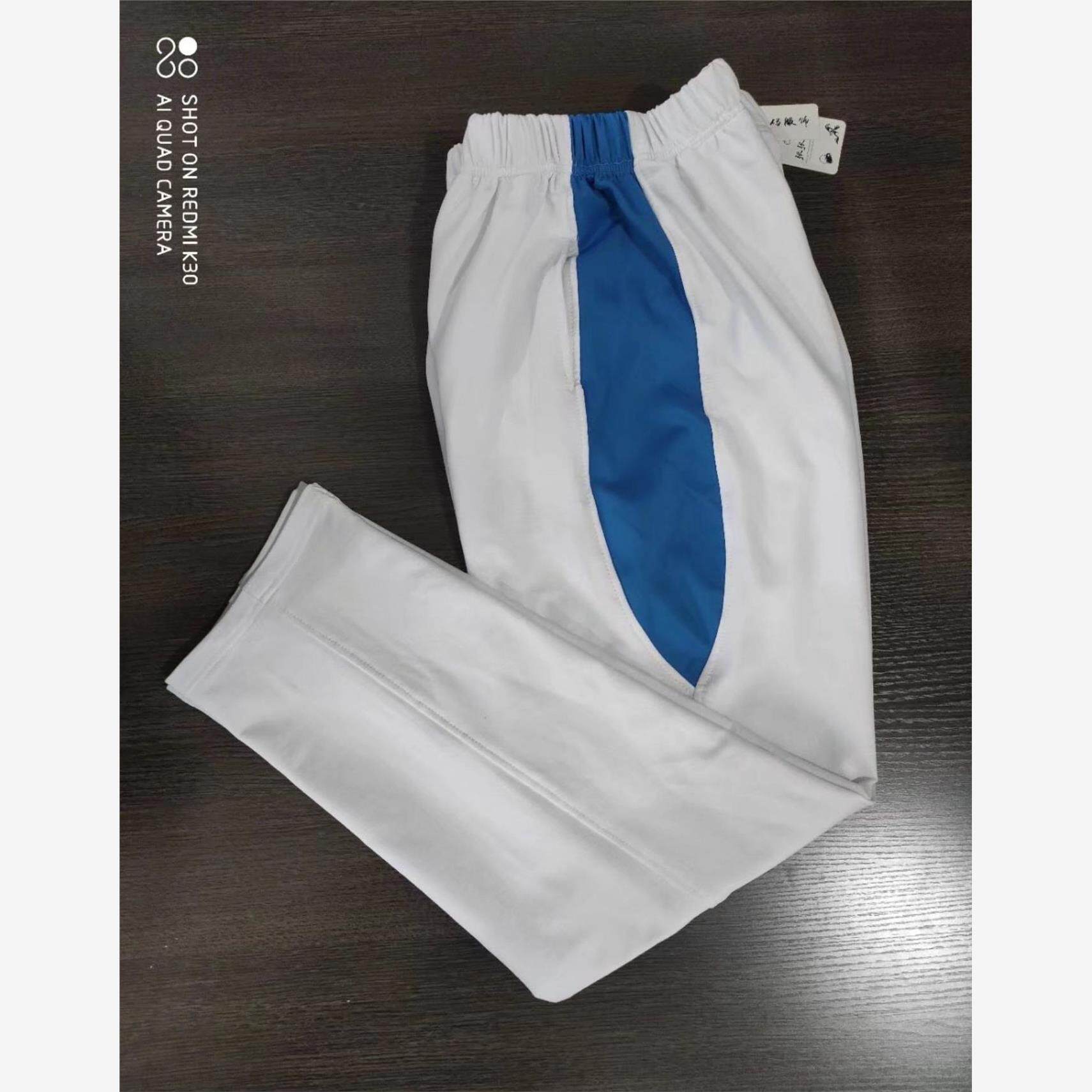 西安高新一中同款校服白色直筒校服裤子外套春秋冬季加绒夏季套装