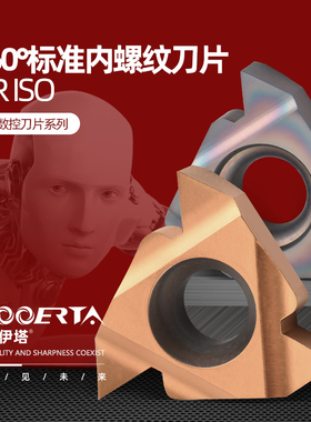 络伊塔60度公制内螺纹刀片11622IR0.51.02.53.54.06.0ISO不锈钢用