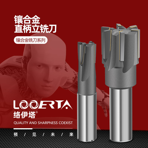络伊塔镶合金直柄立铣刀立铣刀
