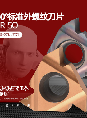 络伊塔60度公制外螺纹刀片11622ER0.51.02.53.54.06.0ISO不锈钢用