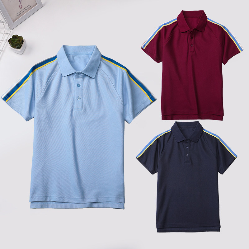 小学生夏季校服Polo衫短袖T恤