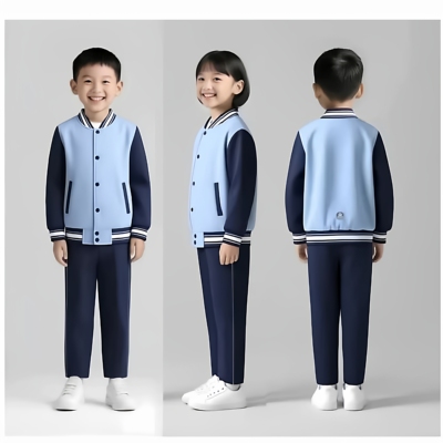 江西南昌小学生校服2025新款秋季校服男女学生外套长裤套装棒球服