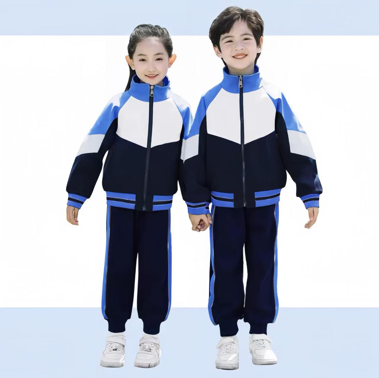 佛山市禅城区小学生校服2025年新款校服冬款外套裤子套装送校徽