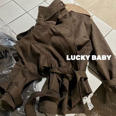 立领长袖外套女加棉加厚