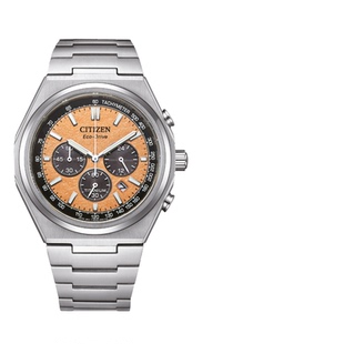CITIZEN西铁城手表光动能舒博钛合金商务三眼时尚男表情人节礼物