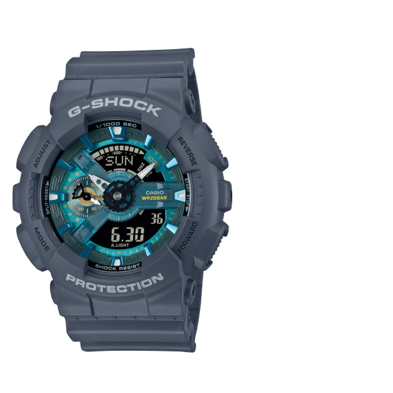 卡西欧G-SHOCK绿洲系列潮流百搭防震运动男女表GA110/2100